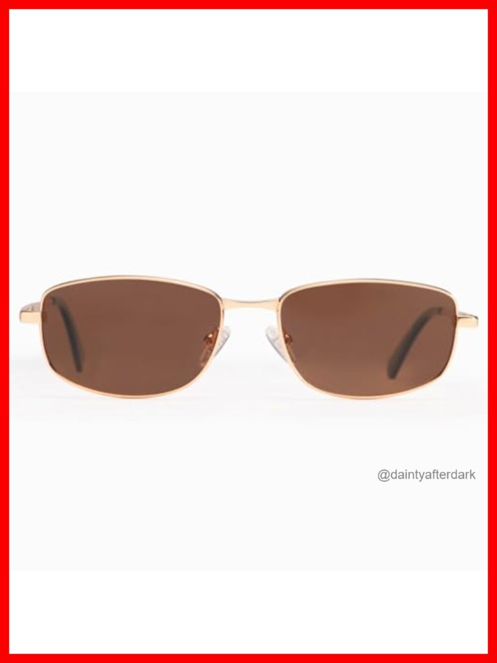 Polarized Rectangle Sunglasses UV400 Retro Metal Small Face Men Women